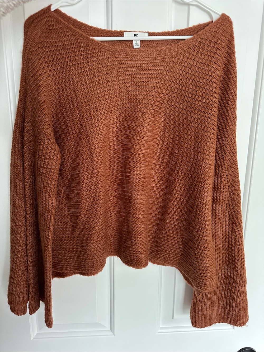 bp Rust Scoop-Neck Knit Sweater